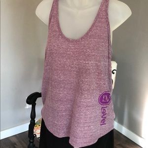 Women’s purple workout tank top